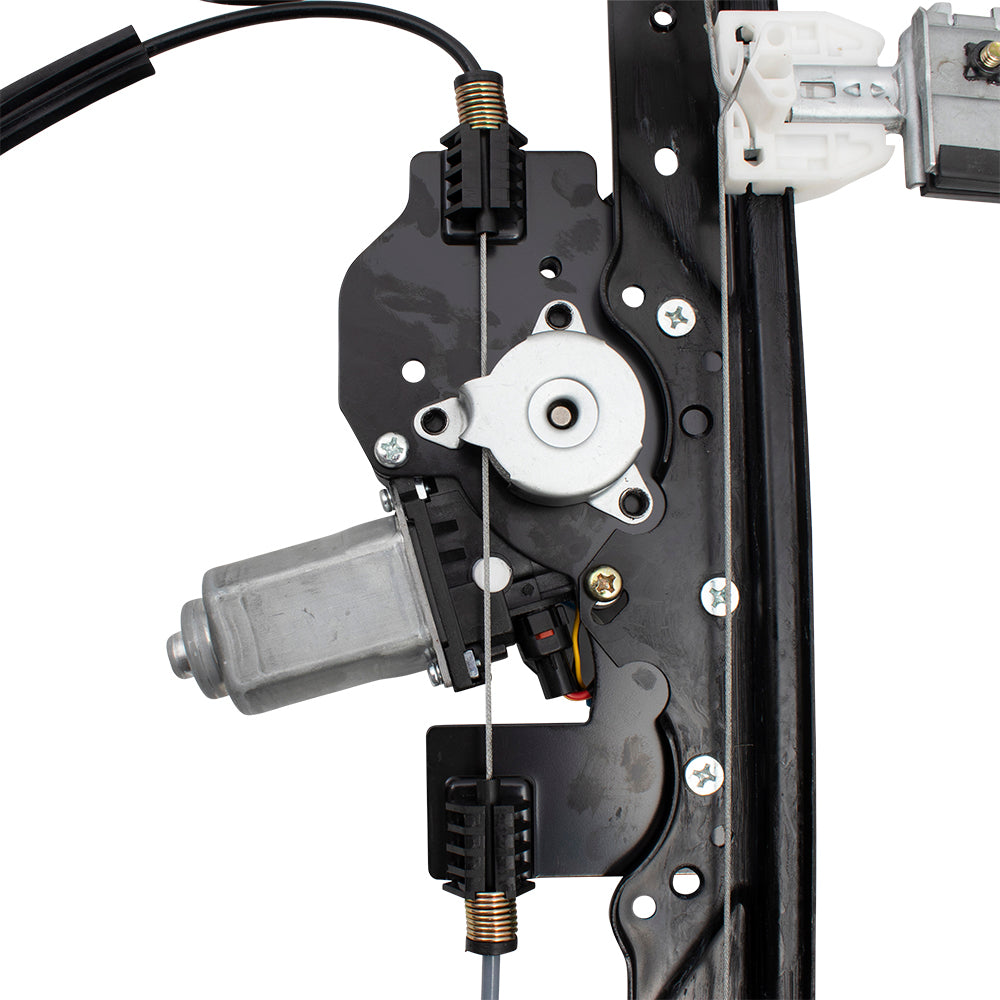 Brock Replacement Driver Front Power Window Regulator w/ Motor Assembly Compatible with 2006-2010 Grand Cherokee 4589171AD 4589171AH