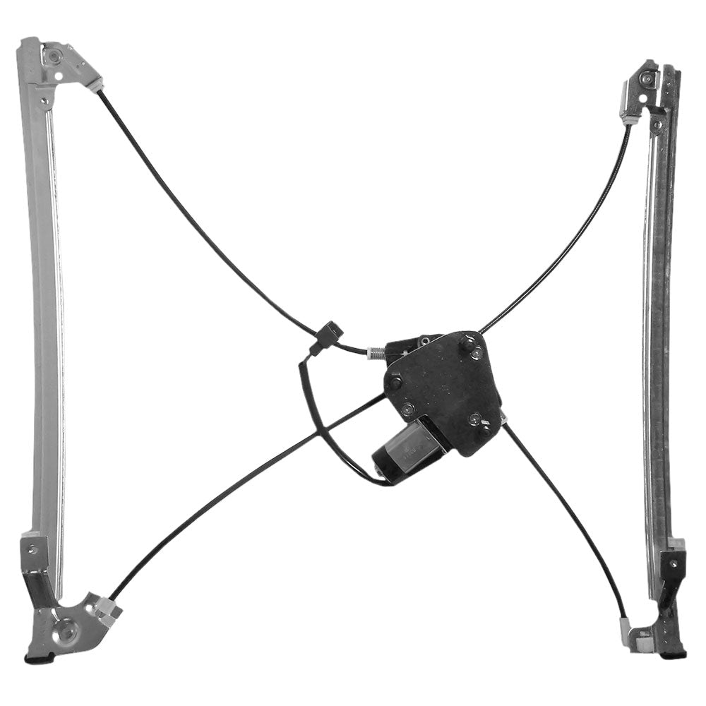 Brock Replacement Drivers Front Power Window Lift Regulator with Motor Assembly Compatible with 1996-2000 Caravan Town & Country Voyager Van 68037297AA