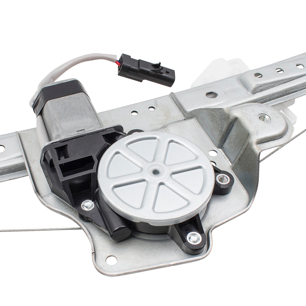 Brock Replacement Passengers Rear Power Window Lift Regulator & Motor Assembly Compatible with 2004-2008 Pacifica 5020790AA