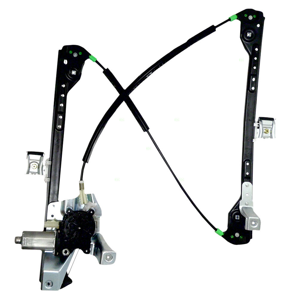 Brock Replacement Passengers Front Power Window Lift Regulator with Motor Assembly Compatible with 2004-2006 Pacifica 4894270AC