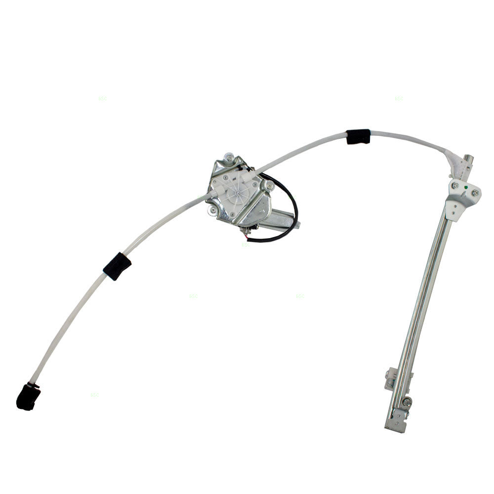Brock Replacement Passenger Rear Power Window Lift Regulator with Motor Assembly OEM Style Compatible with 2002-2007 Liberty with Ball Stud Type Glass 68059646AA