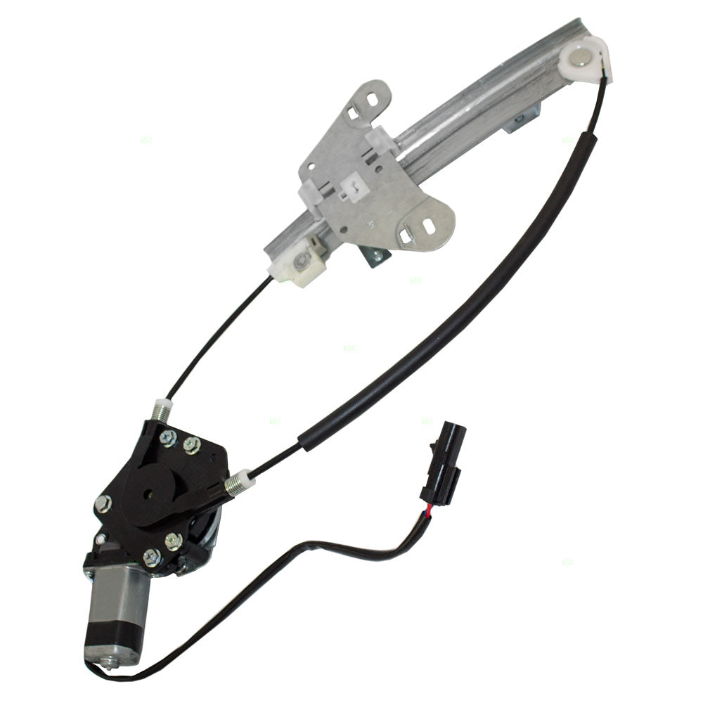 Brock Replacement Passenger Rear Power Window Lift Regulator with Motor Assembly Compatible with 2001-2006 Stratus Sebring Sedan 5016518AB