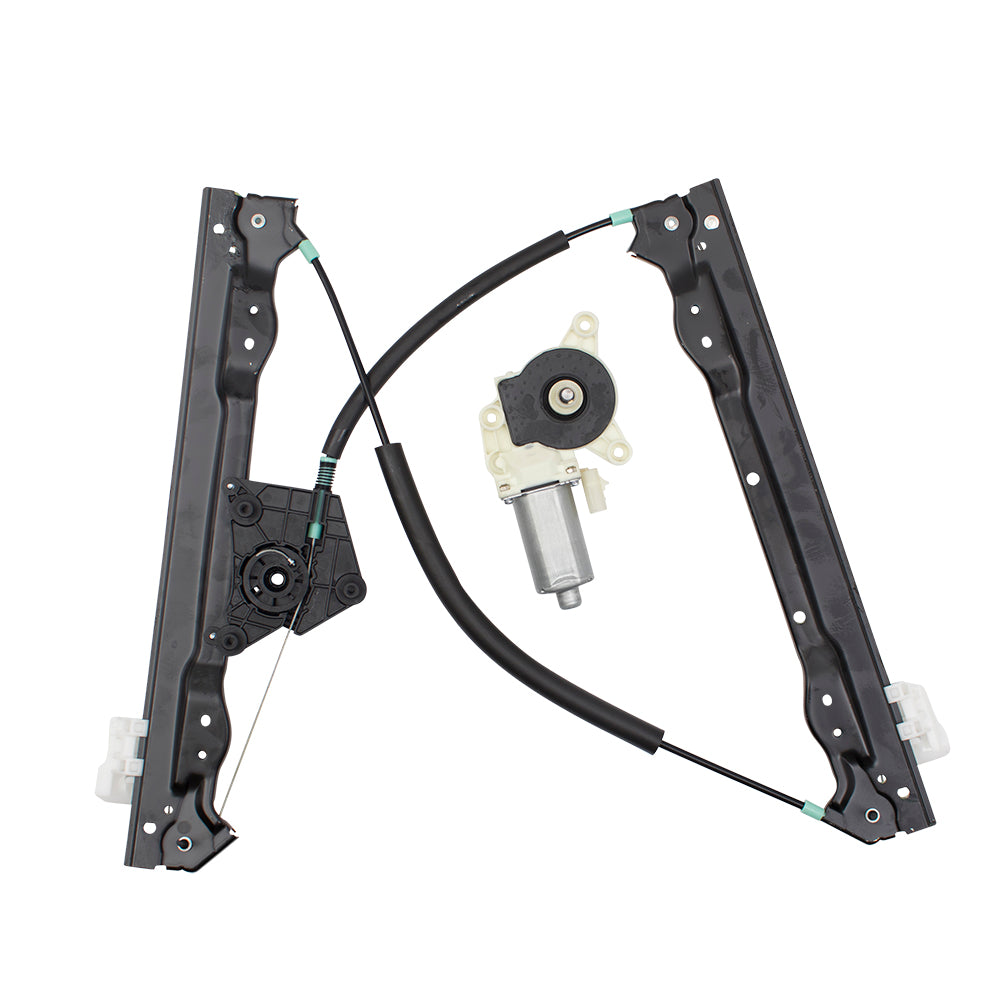 Brock Replacement Driver Front Power Window Lift Regulator w/ Motor 2 Pin Connector Assembly Compatible with 2008-2010 Avenger 68023491AA