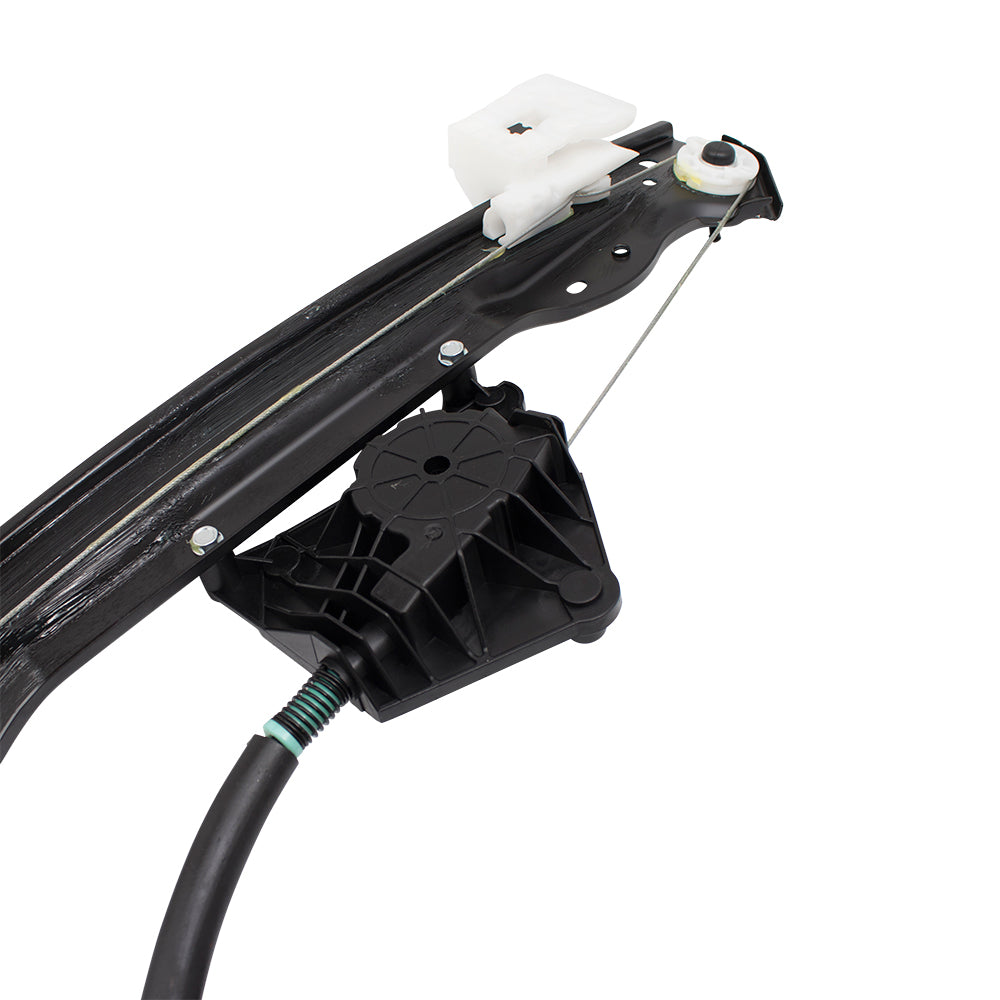 Brock Replacement Driver Front Power Window Lift Regulator w/ Motor 2 Pin Connector Assembly Compatible with 2008-2010 Avenger 68023491AA