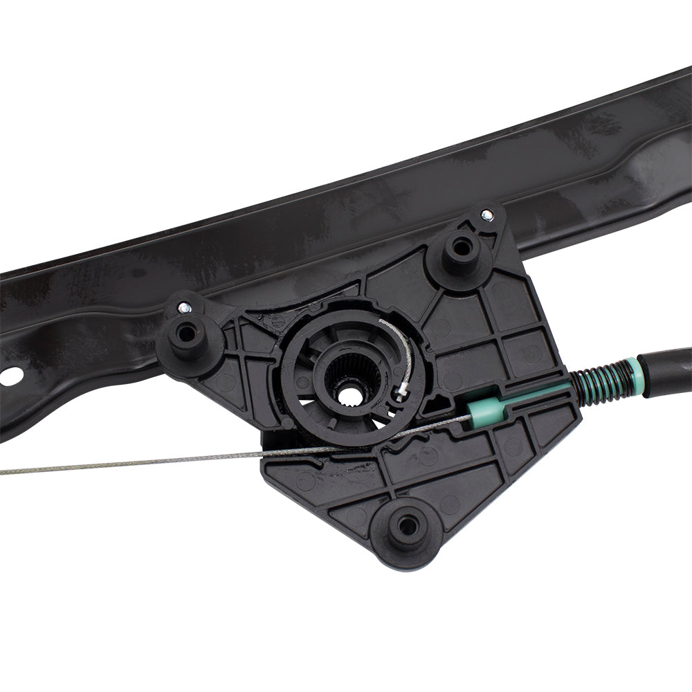 Brock Replacement Driver Front Power Window Lift Regulator w/ Motor 2 Pin Connector Assembly Compatible with 2008-2010 Avenger 68023491AA
