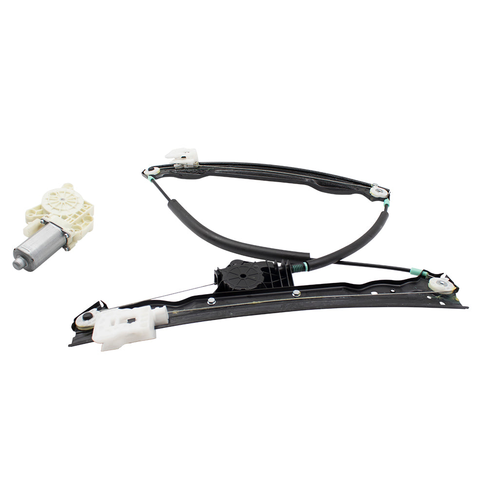 Brock Replacement Driver Front Power Window Lift Regulator w/ Motor 2 Pin Connector Assembly Compatible with 2008-2010 Avenger 68023491AA