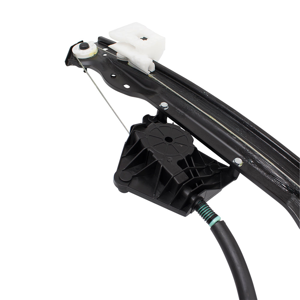Brock Replacement Passenger Front Power Window Lift Regulator w/ Motor 2 Pin Connector Assembly Compatible with 2008-2010 Avenger 68023490AA 68020566AA