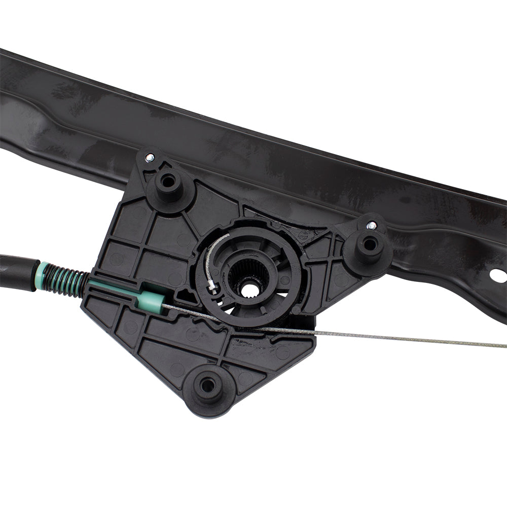 Brock Replacement Passenger Front Power Window Lift Regulator w/ Motor 2 Pin Connector Assembly Compatible with 2008-2010 Avenger 68023490AA 68020566AA