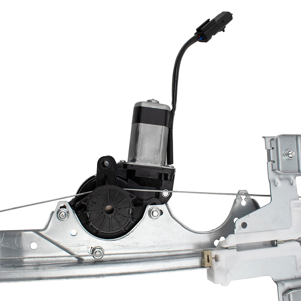 Brock Replacement Pair Set Rear Power Window Lift Regulators w/ Motors Assemblies Compatible with 05-10 Grand Cherokee 55394229AG 55394228AG