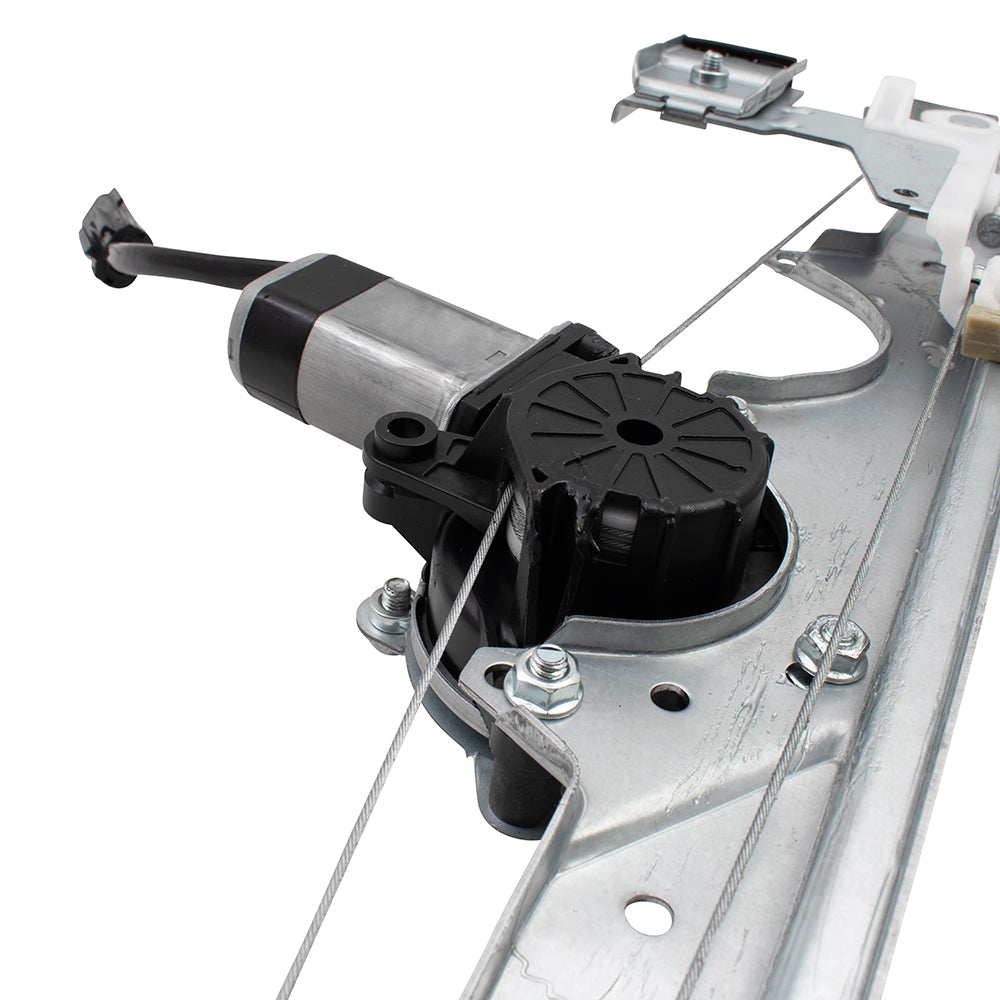 Brock Replacement Driver Rear Power Window Lift Regulator w/ Motor Assembly Compatible with 2005-2010 Grand Cherokee 55394229AG 55394229AF