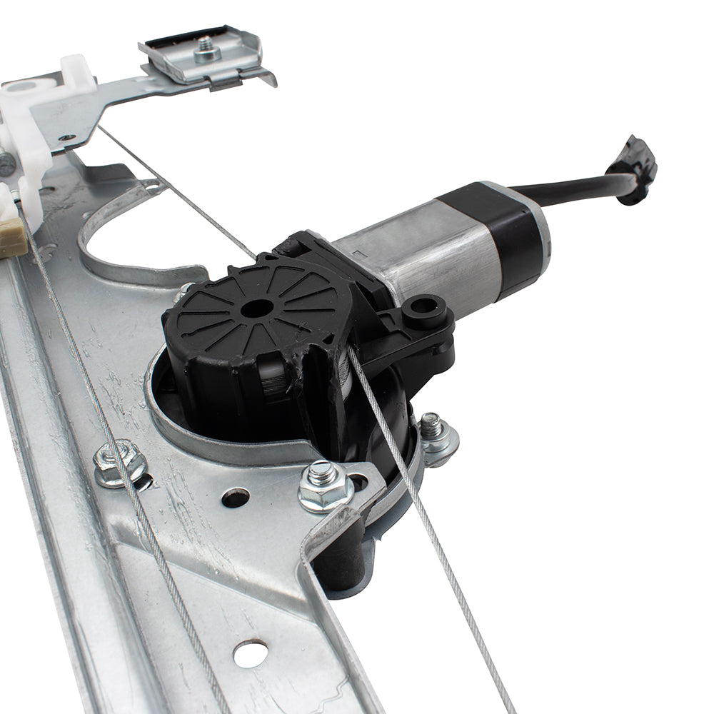 Brock Replacement Passenger Rear Power Window Lift Regulator w/ Motor Assembly Compatible with 2005-2010 Grand Cherokee 55394228AG 55394228AF