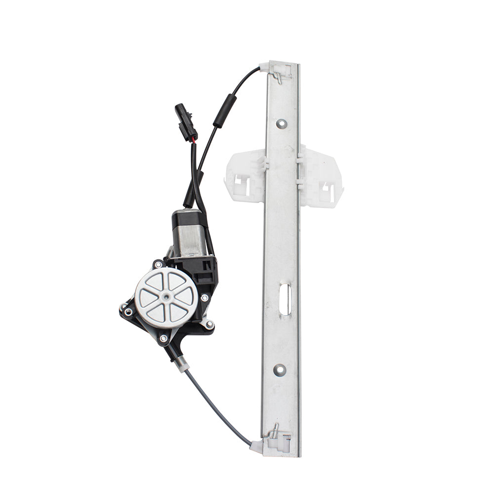 Brock Replacement Driver Rear Power Window Lift Regulator w/ Motor Assembly Compatible with 2007-2018 Wrangler 68014951AA 68014953AA