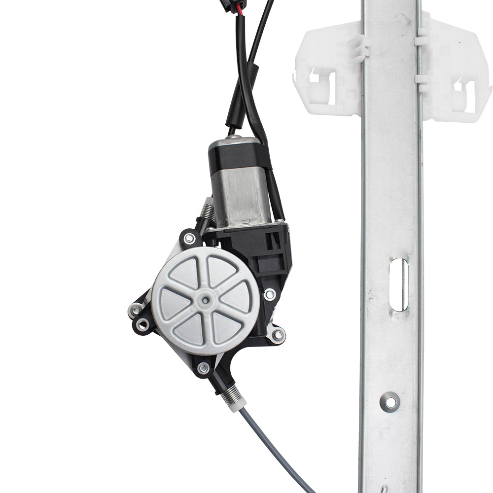 Brock Replacement Driver Rear Power Window Lift Regulator w/ Motor Assembly Compatible with 2007-2018 Wrangler 68014951AA 68014953AA