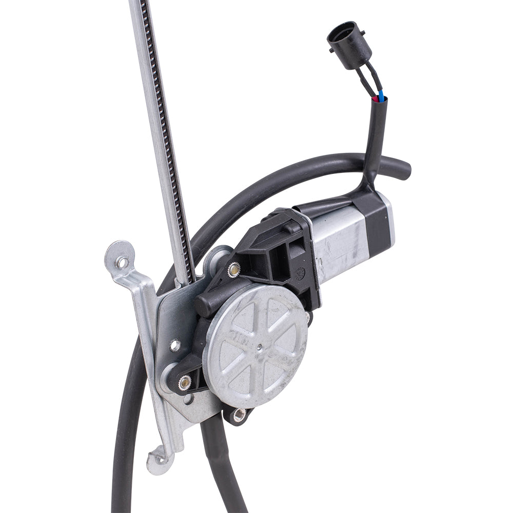 Brock Replacement Front Driver and Passenger Side Power Window Regulators with Motor Compatible with 1996-2010 FLD/ 2005-2011 Classic/ 2007-2008 FLD112
