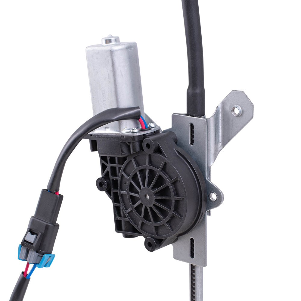 Brock Replacement Front Driver and Passenger Side Power Window Regulators with Motor Compatible with 2003-2011 T2000/ 2011-2015 T700/ 2005-2011 587/ 2006-2010 387/ 2006-2009 386