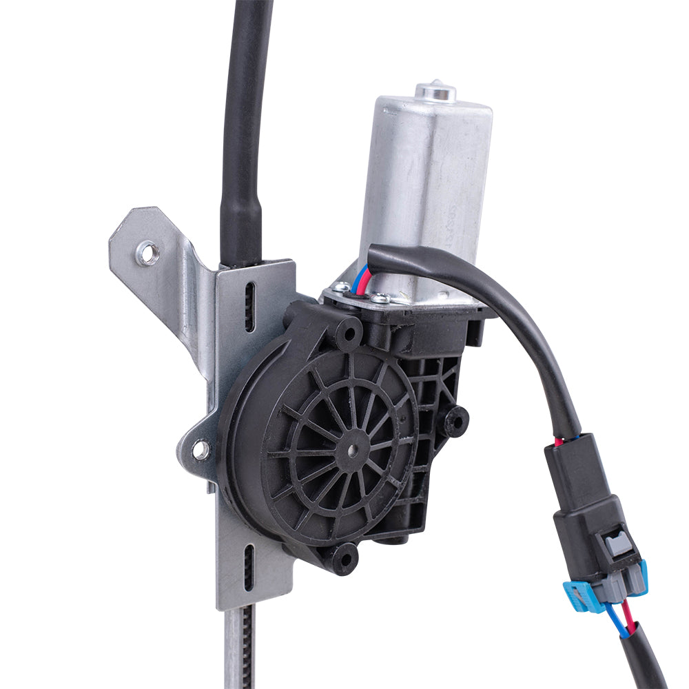 Brock Replacement Front Driver Side Power Window Regulator with Motor Compatible with 2003-2011 T2000/ 2011-2015 T700/ 2005-2011 587/ 2006-2010 387/ 2006-2009 386