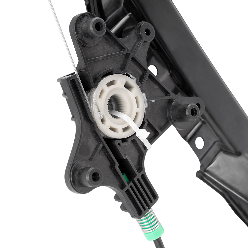 Brock Aftermarket Replacement Part Rear Driver Side Power Window Regulator without Motor Sliding Compatible with 2008-2019 Dodge Grand Caravan