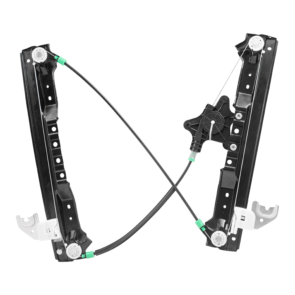 Brock Aftermarket Replacement Part Rear Passenger Side Power Window Regulator without Motor Sliding Compatible with 2008-2019 Dodge Grand Caravan