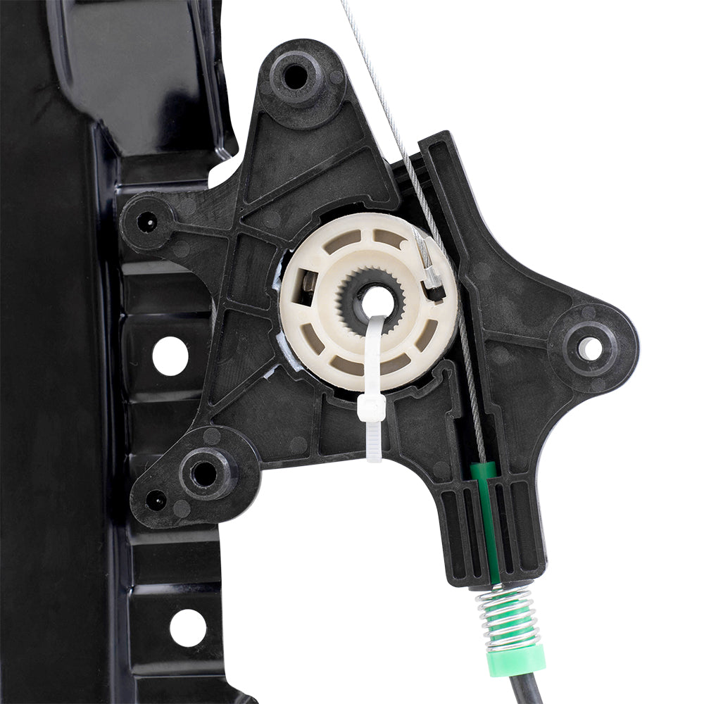 Brock Aftermarket Replacement Part Rear Passenger Side Power Window Regulator without Motor Sliding Compatible with 2008-2019 Dodge Grand Caravan
