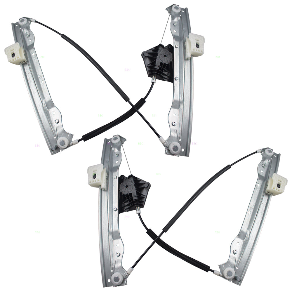 Window Regulator w/o Motor for 2011-2014 Avenger Sedan Front for 2011-2014 200 68104205AA Set