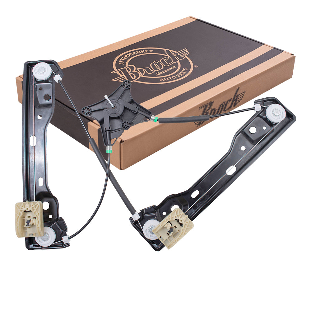 Brock Replacement Rear Driver Side Power Window Regulator without Motor Compatible with 2011-2023 Durango