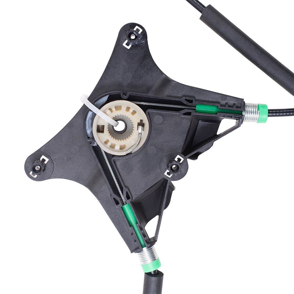 Brock Replacement Rear Driver Side Power Window Regulator without Motor Compatible with 2011-2023 Durango