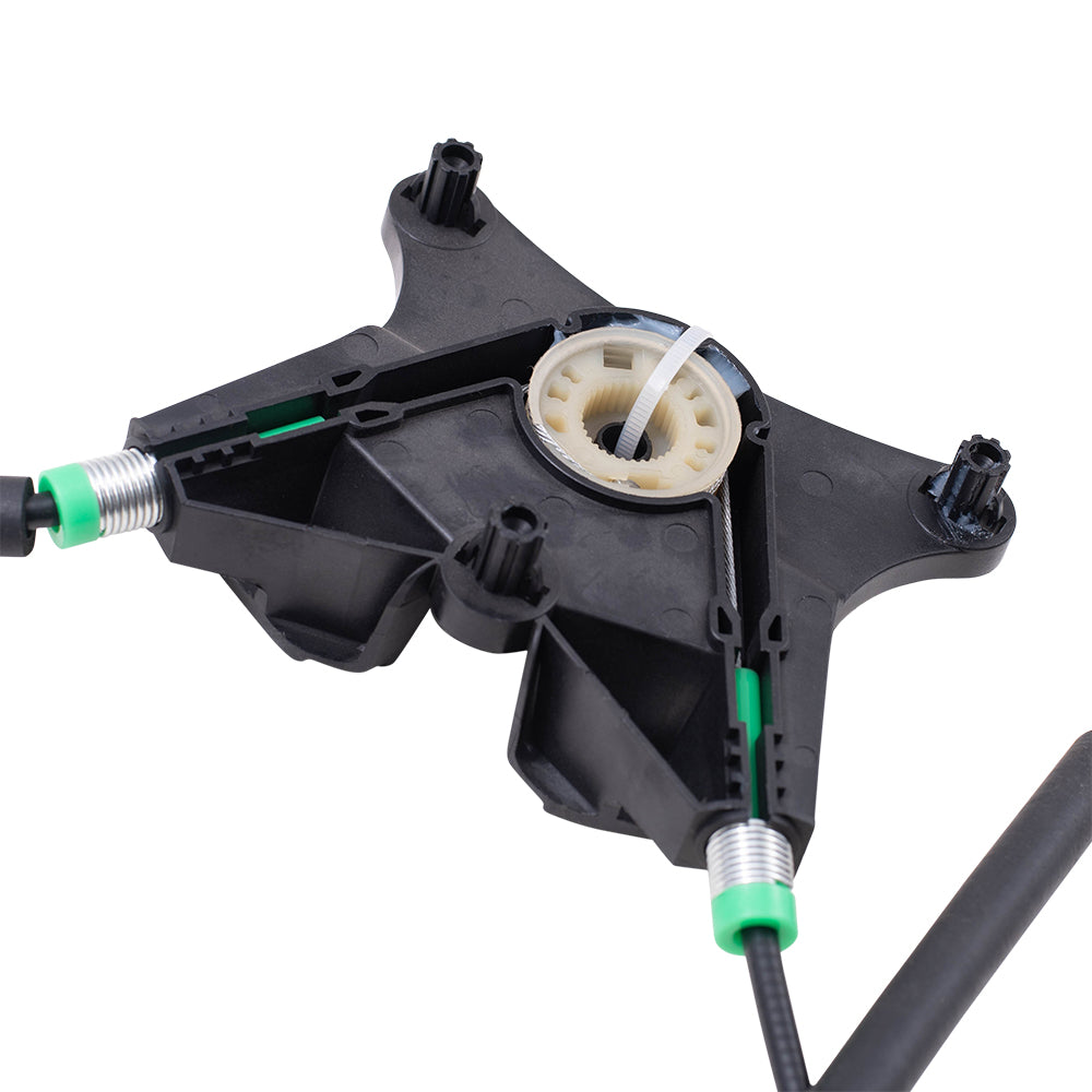 Brock Replacement Rear Driver Side Power Window Regulator without Motor Compatible with 2011-2023 Durango
