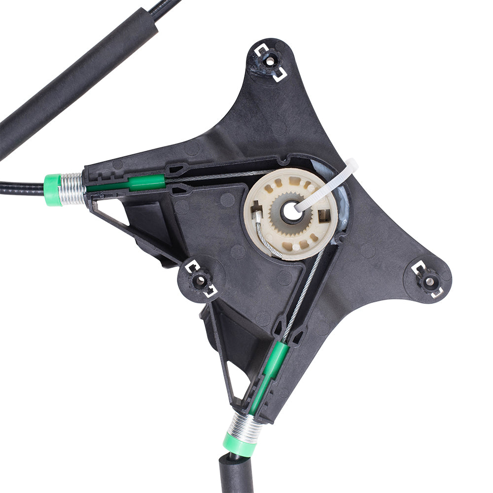 Brock Replacement Rear Passenger Side Power Window Regulator without Motor Compatible with 2011-2023 Durango