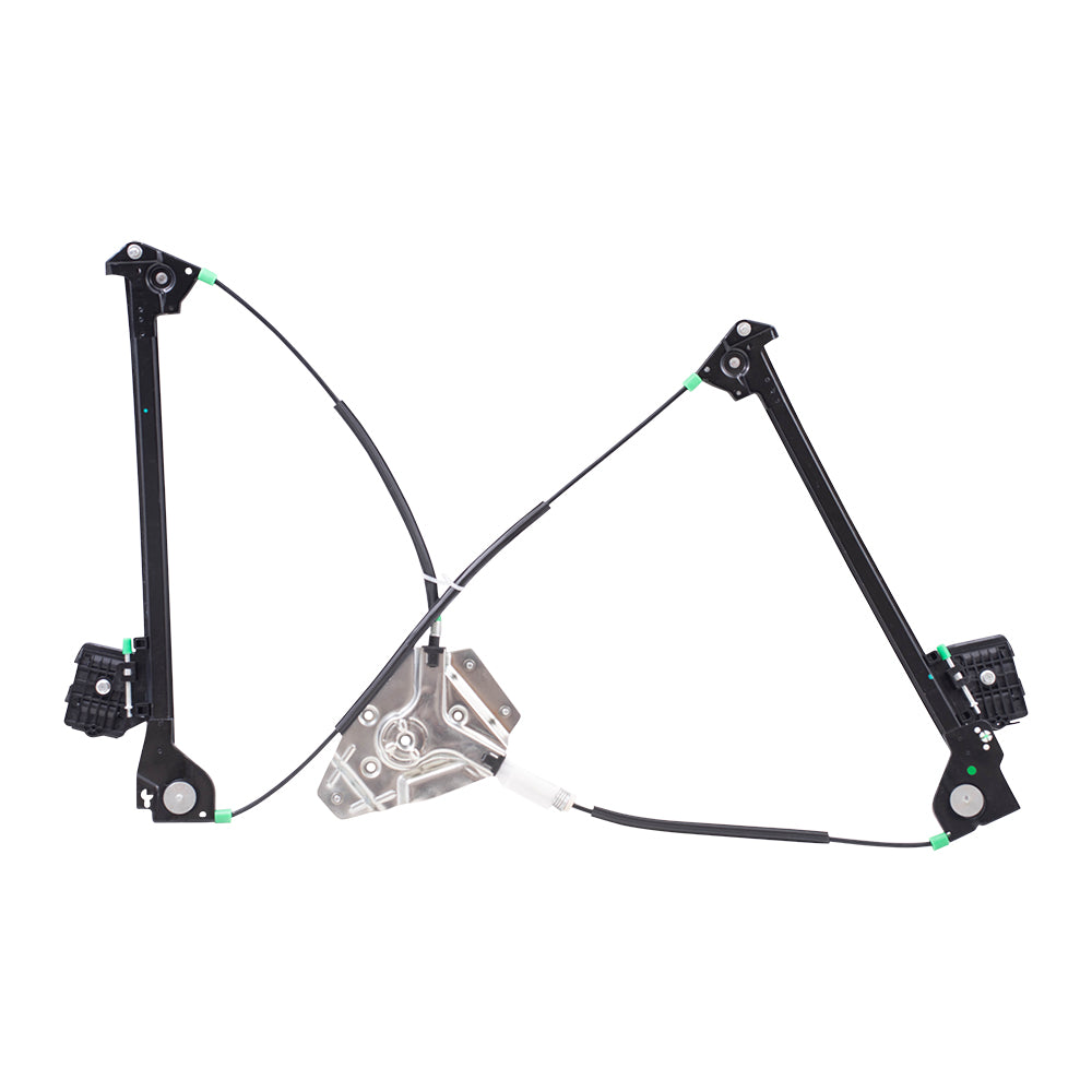 Brock Replacement Front Driver Side Power Window Regulator without Motor Compatible with 08-23 Challenger