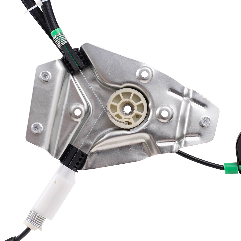 Brock Replacement Front Driver Side Power Window Regulator without Motor Compatible with 08-23 Challenger