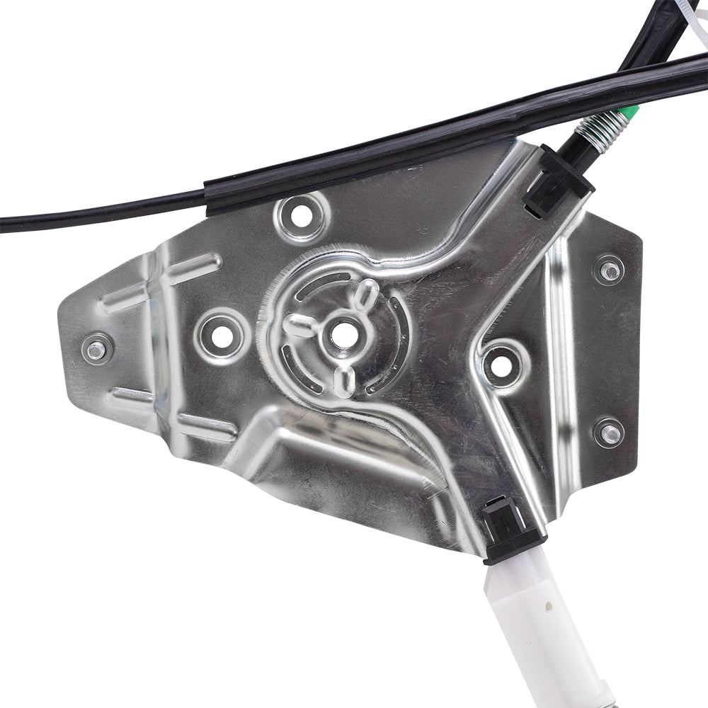 Brock Replacement Front Driver Side Power Window Regulator without Motor Compatible with 08-23 Challenger