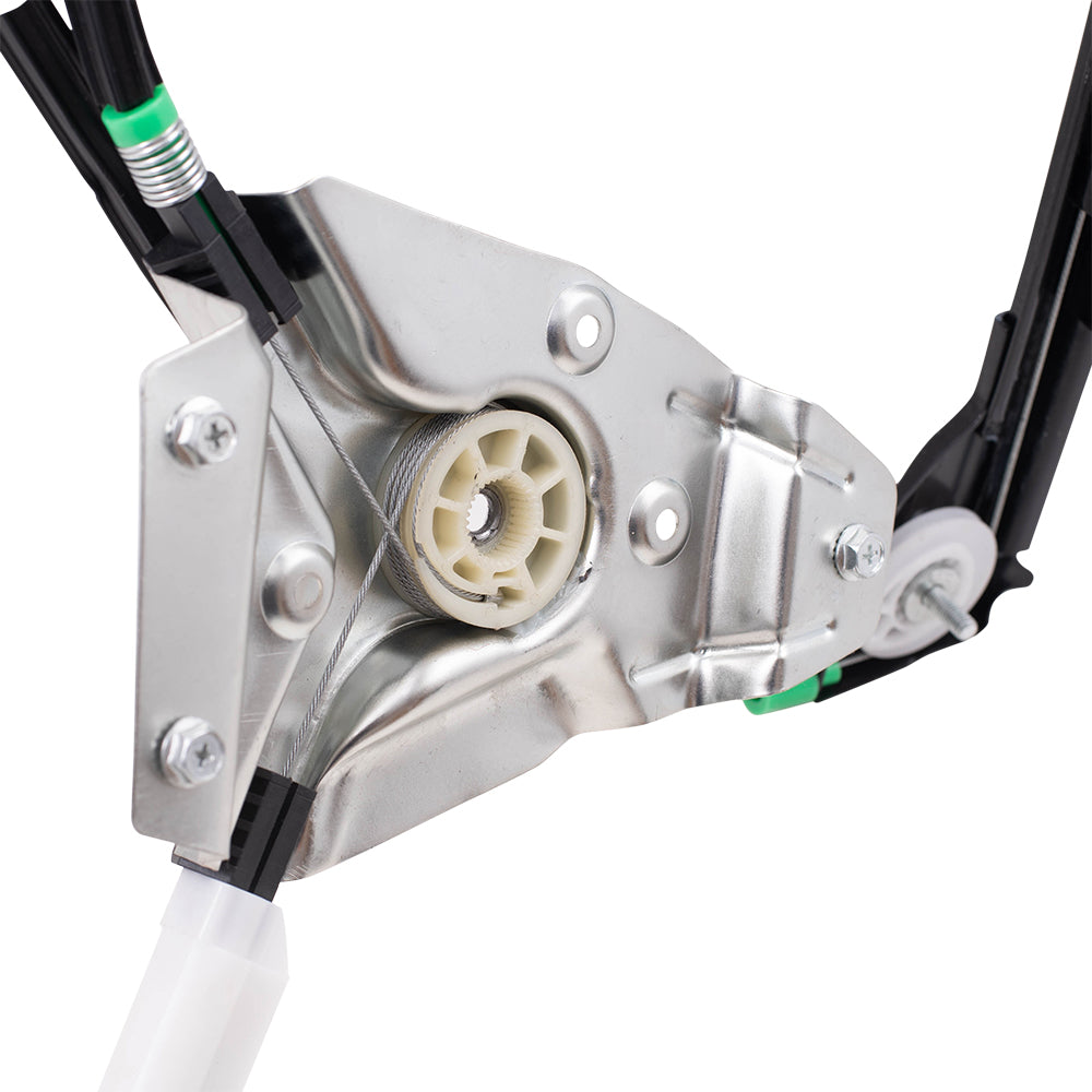Brock Replacement Front Driver Side Power Window Regulator without Motor Compatible with 08-23 Challenger