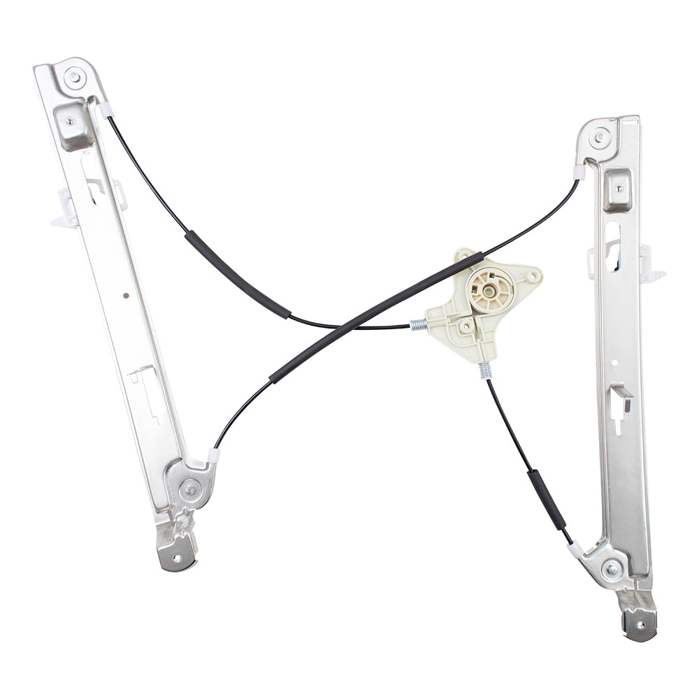 Brock Aftermarket Replacement Front Driver Left Power Window Regulator Without Motor Compatible With 2007-2017 Jeep Compass MK