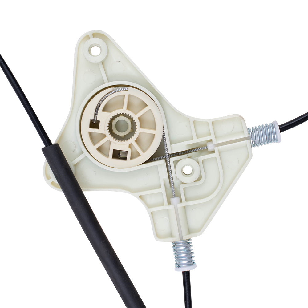 Brock Aftermarket Replacement Front Driver Left Power Window Regulator Without Motor Compatible With 2007-2017 Jeep Compass MK