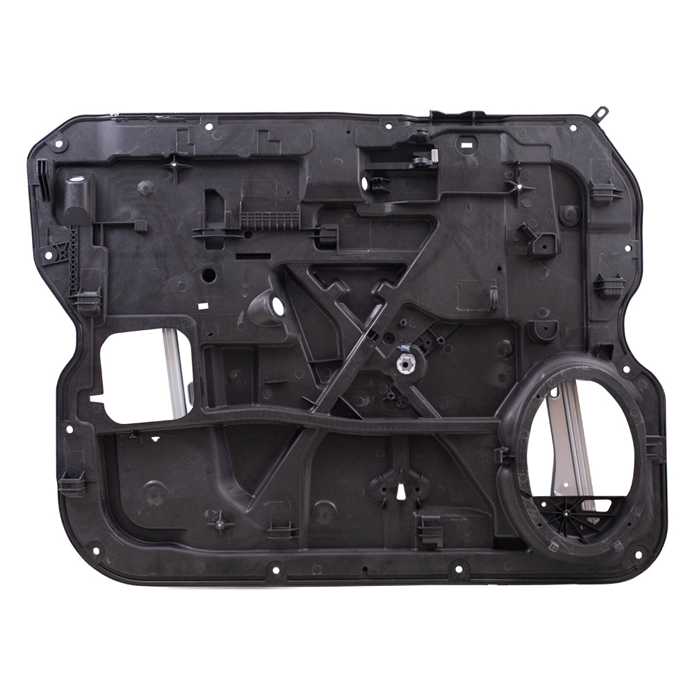 Brock Replacement Front Driver Side Power Window Regulator without Motor Compatible with 2009-2012 1500 Crew/Quad Cab & 2010-2012 2500/3500 Crew/Mega Cab with Power Locks ONLY