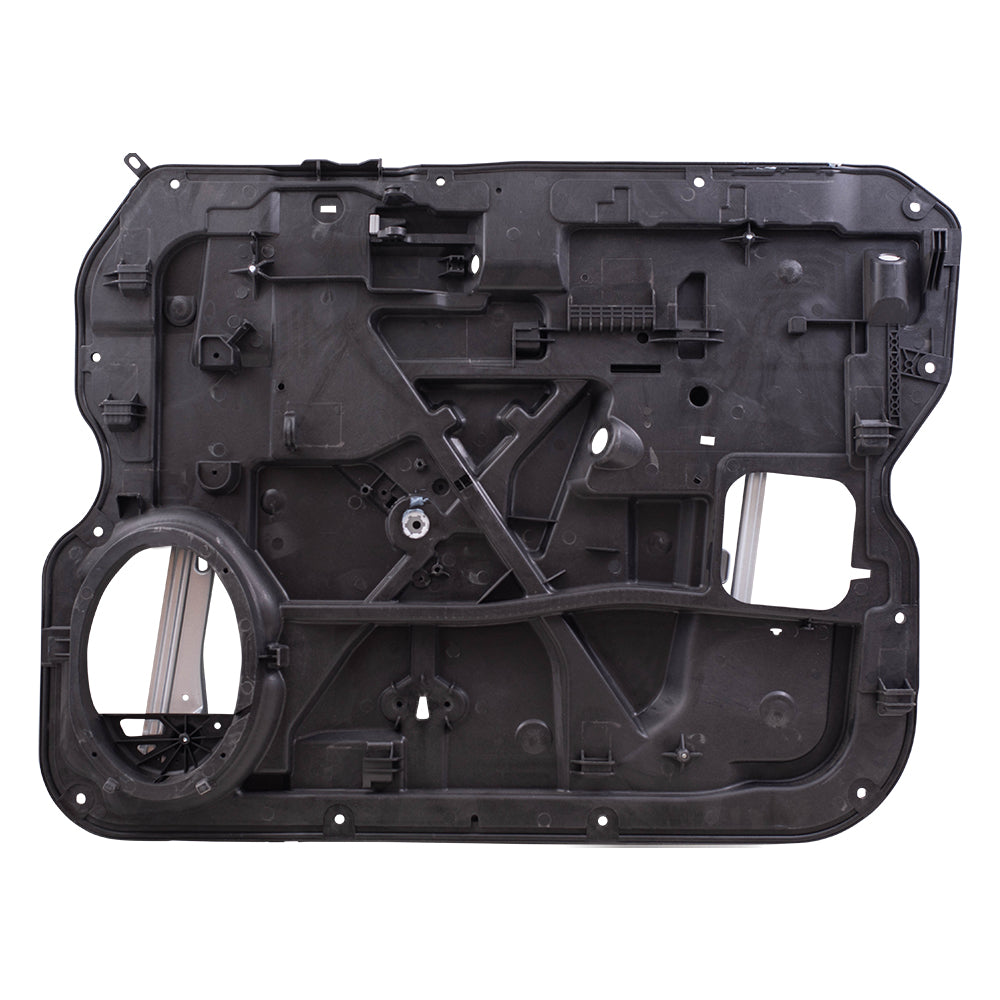 Brock Replacement Front Passenger Side Power Window Regulator without Motor Compatible with 2009-2012 1500 Crew/Quad Cab & 2010-2012 2500/3500 Crew/Mega Cab with Power Locks ONLY