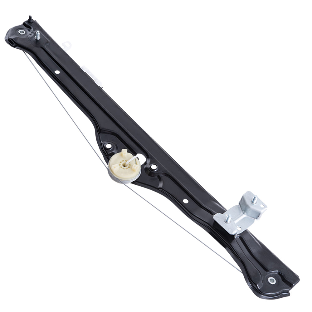 Brock 2553-0015L Front Driver Side Power Window Regulator Without Motor Compatible With 2014-2023 RAM Promaster