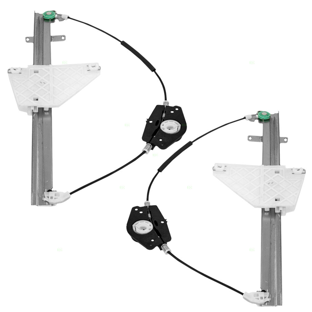Window Regulator w/o Motor for 2001-2004 Grand Cherokee Rear 55363285AE Set CH1550112