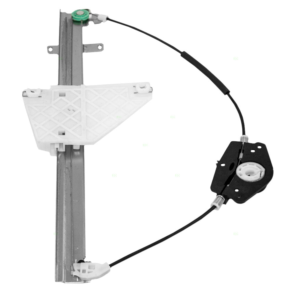 Brock Replacement Passenger Rear Power Window Lift Regulator Compatible with 2001-2004 Grand Cherokee 55363284AD