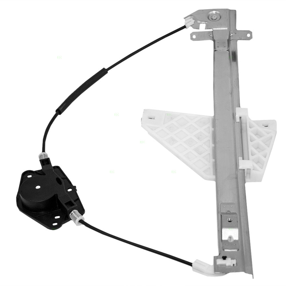 Brock Replacement Passenger Rear Power Window Lift Regulator Compatible with 2001-2004 Grand Cherokee 55363284AD