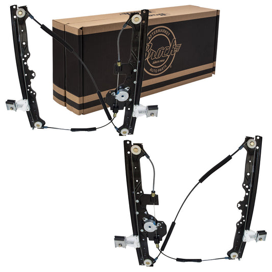 Window Regulator w/o Motor for 2005-2010 Grand Cherokee Front Set
