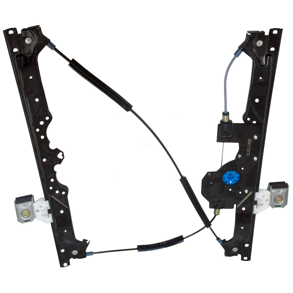 Brock Replacement Driver Front Power Window Lift Regulator Compatible with 2005-2010 Grand Cherokee 68045697AG