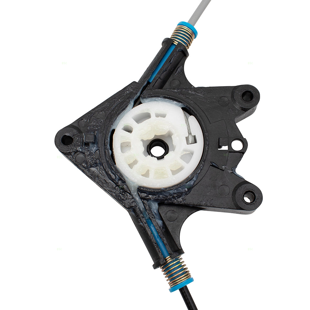 Brock Replacement Passenger Front Power Window Lift Regulator Compatible with 2007-2017 Wrangler 2018 Wrangler JK & Unlimited