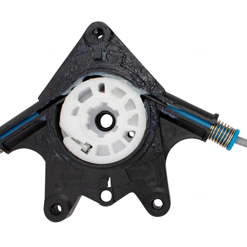 Brock Replacement Driver Rear Power Window Lift Regulator Compatible with 2007-2017 Wrangler 2018 Wrangler JK & Unlimited