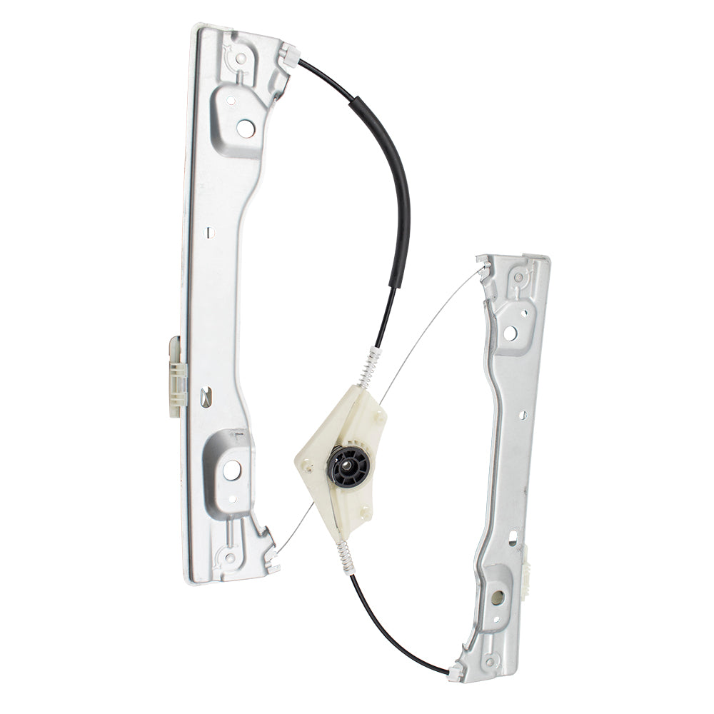 Brock 2553-7128L Front Driver Side Left Power Window Regulator without Motor 2011-2023 Dodge Durango 2011- 2022 Jeep Grand Cherokee WK