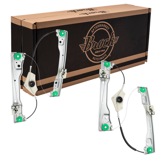 Window Regulator w/o Motor for 2011-2023 Durango Front for 2011-2021 Grand Cherokee for 2022 Grand Cherokee WK 68079287AA Set