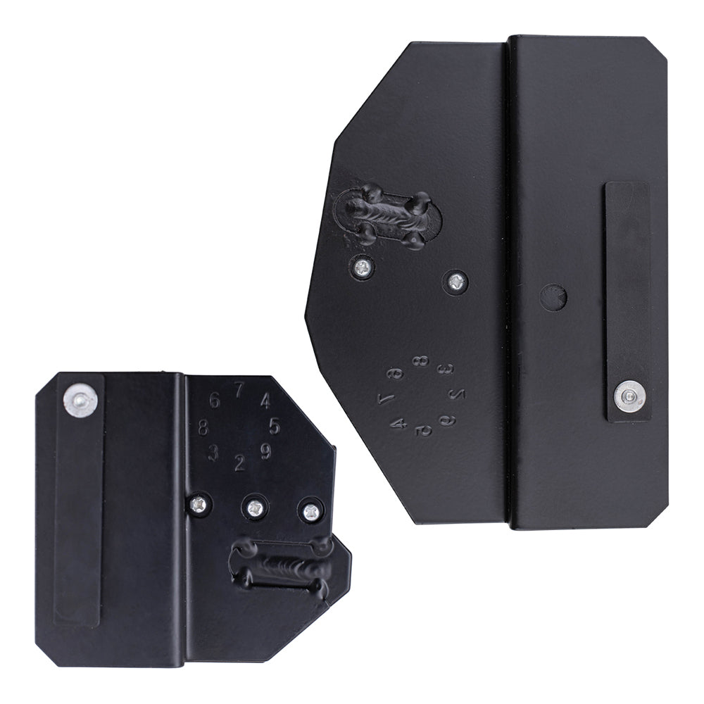 Brock Replacement 4 Pc Set Power Window Regulator Bracket Kits Compatible with 06-07 Liberty