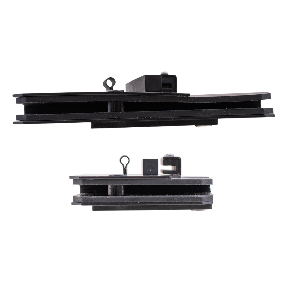 Brock Replacement 4 Pc Set Power Window Regulator Bracket Kits Compatible with 06-07 Liberty