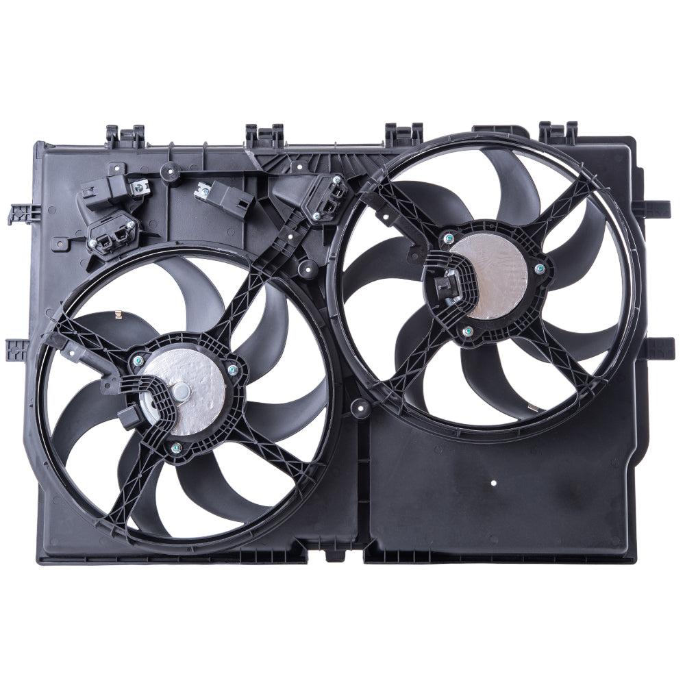 Brock Aftermarket Replacement Dual Cooling Fan Assembly Compatible With 2014-2021 RAM Promaster 3.6L With Air Conditioning