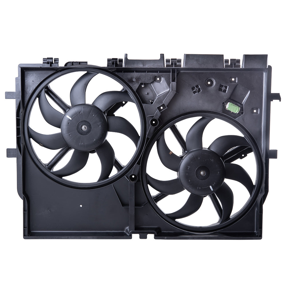 Brock Aftermarket Replacement Dual Cooling Fan Assembly Compatible With 2014-2021 RAM Promaster Without Air Conditioning